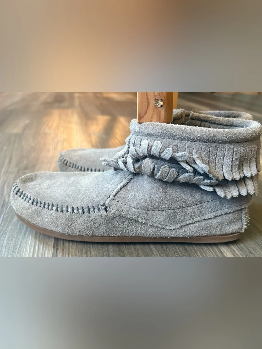 Minnetonka soft suede
